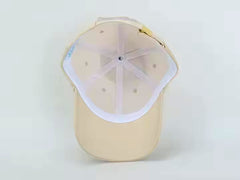 ECRU LINEN BLEND BASEBALL CAP BY JANE X HSH