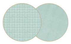 ROUND TWO SIDED MODERN SQUARES PLACEMAT RETAIL